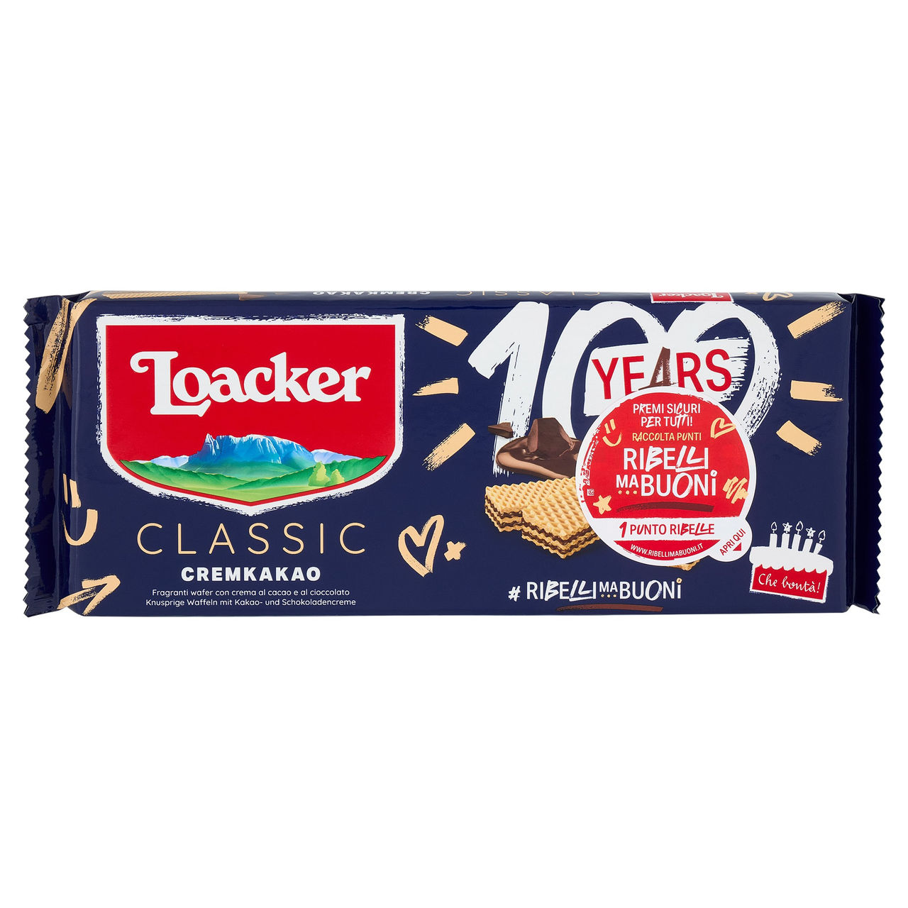 Loacker Wafer Classic Cremkakao in vendita online