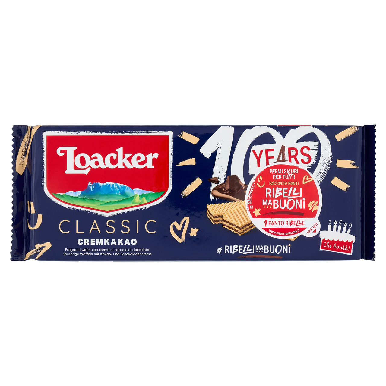 Loacker Wafer Classic Cremkakao in vendita online