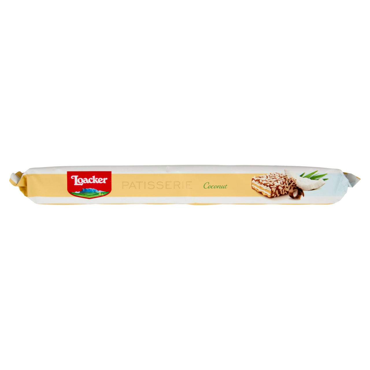 Loacker Patisserie Coconut Wafer con crema al Cocco ricoperti di Cioccolato Latte Wafers 100g