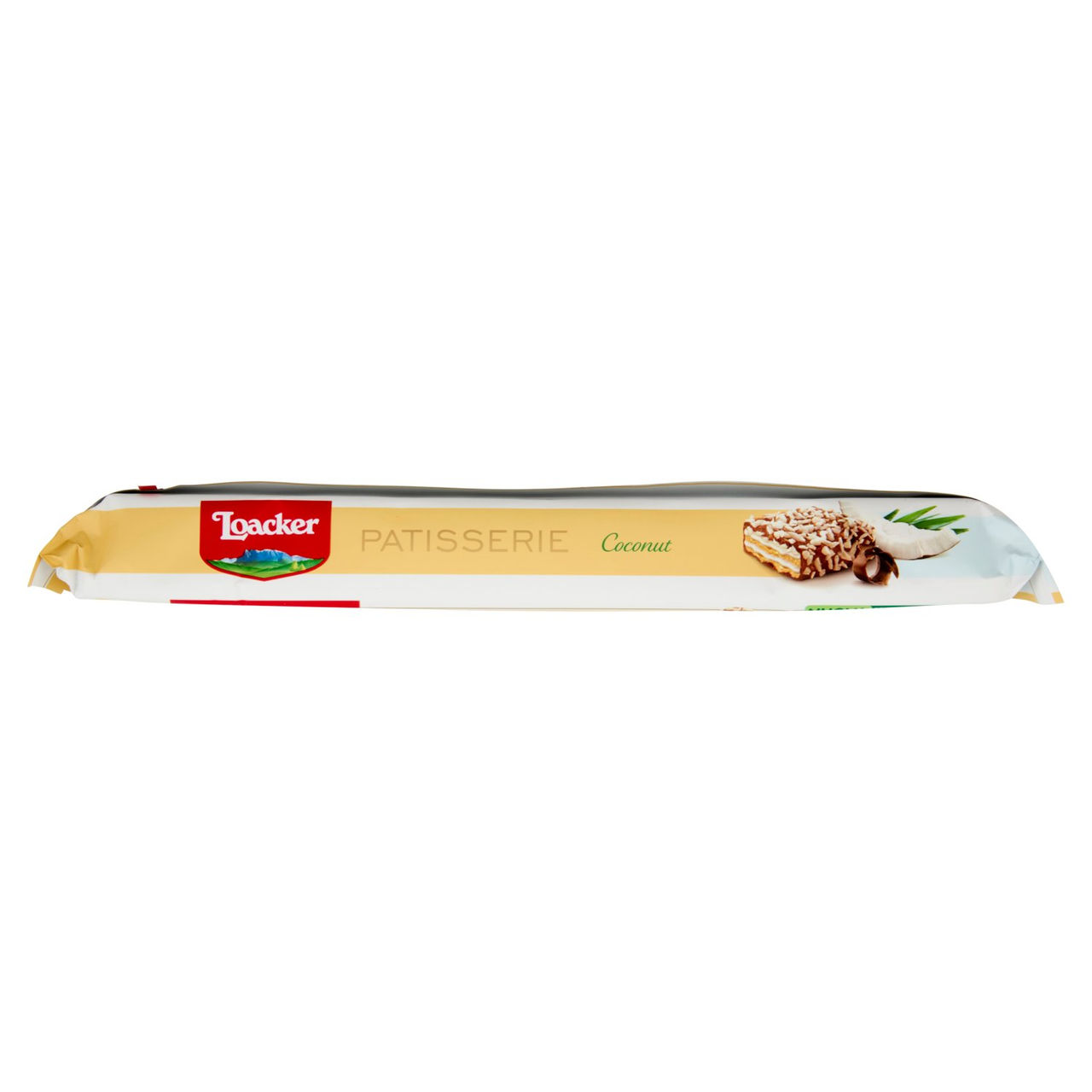 Loacker Patisserie Coconut Wafer con crema al Cocco ricoperti di Cioccolato Latte Wafers 100g