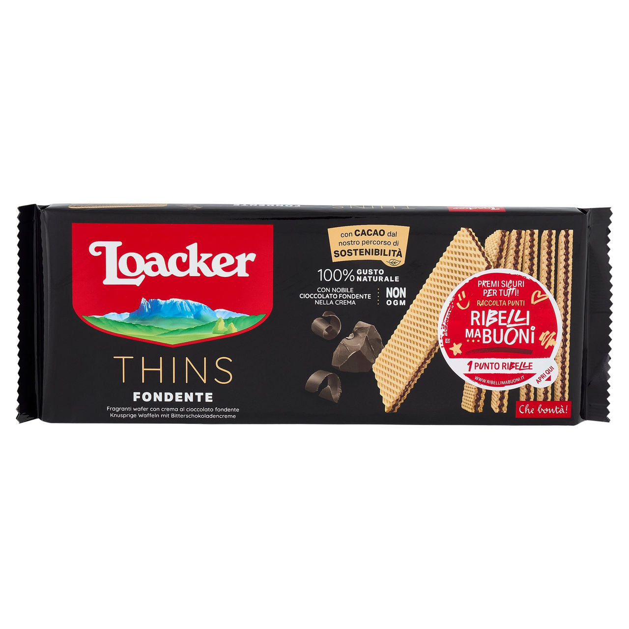 Loacker Wafer Thins Fondente