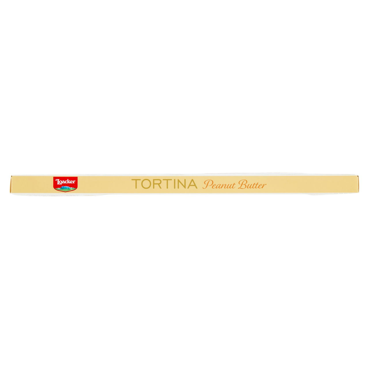 Loacker Tortina Peanut Butter Wafer ricoperto di cioccolato al latte con crema alle arachidi 21gx3