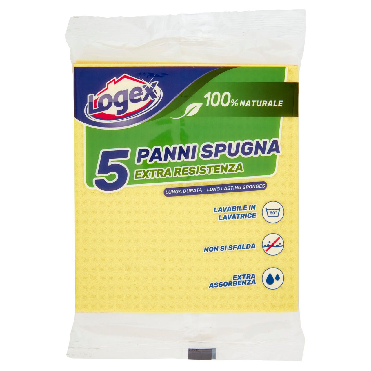 Logex Panni Spugna Extra Resistenza 5 pz