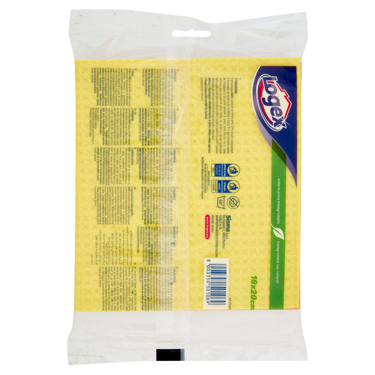 Logex Panni Spugna Extra Resistenza 5 pz