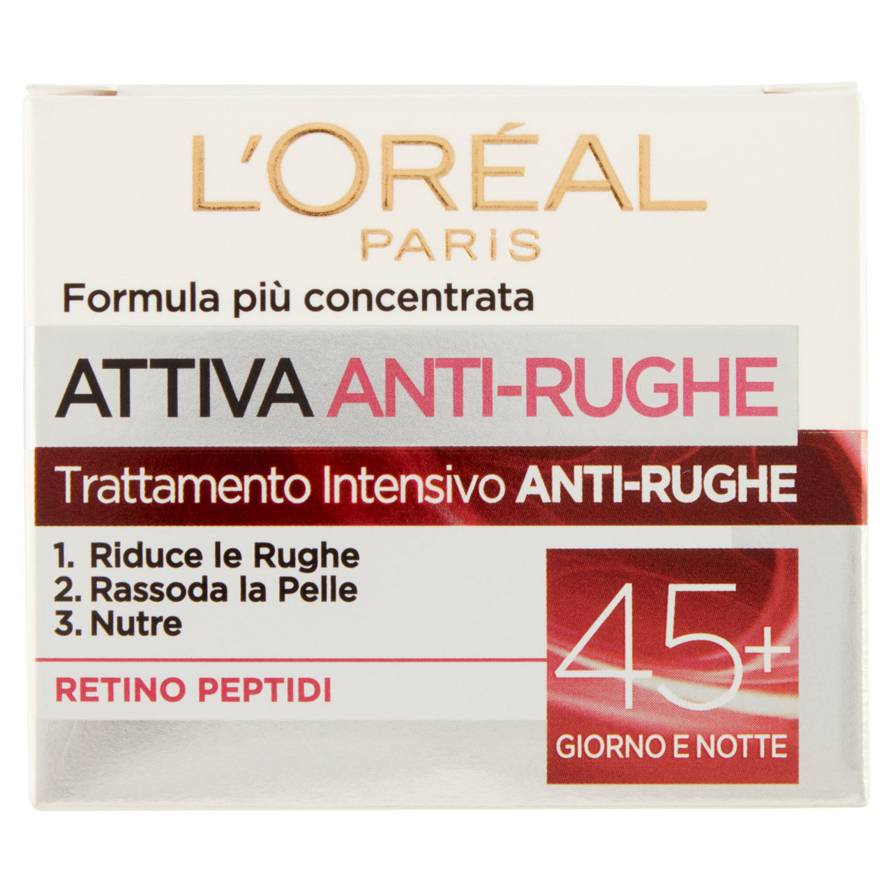 L'Oréal Paris Attiva Anti-Rughe Crema Viso 45 , Trattamento Intensivo Anti-rughe, 50 ml