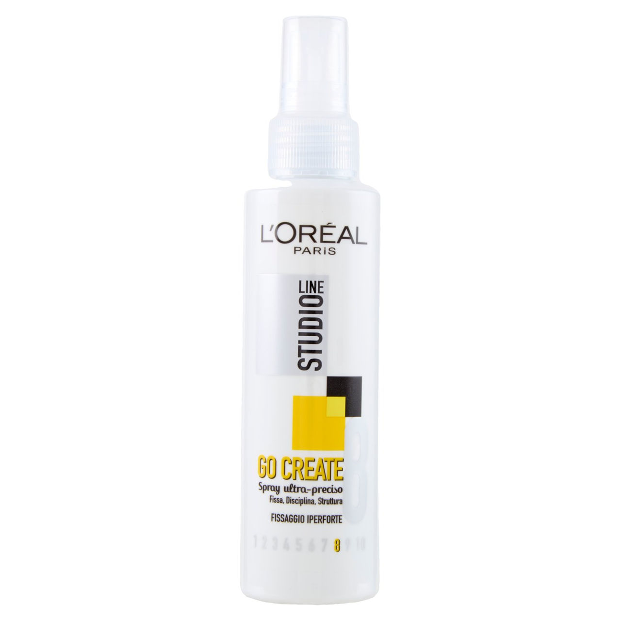 L'Oréal Paris Studio Line Go Create Spray ultra-preciso Fissaggio Iperforte, 150 ml