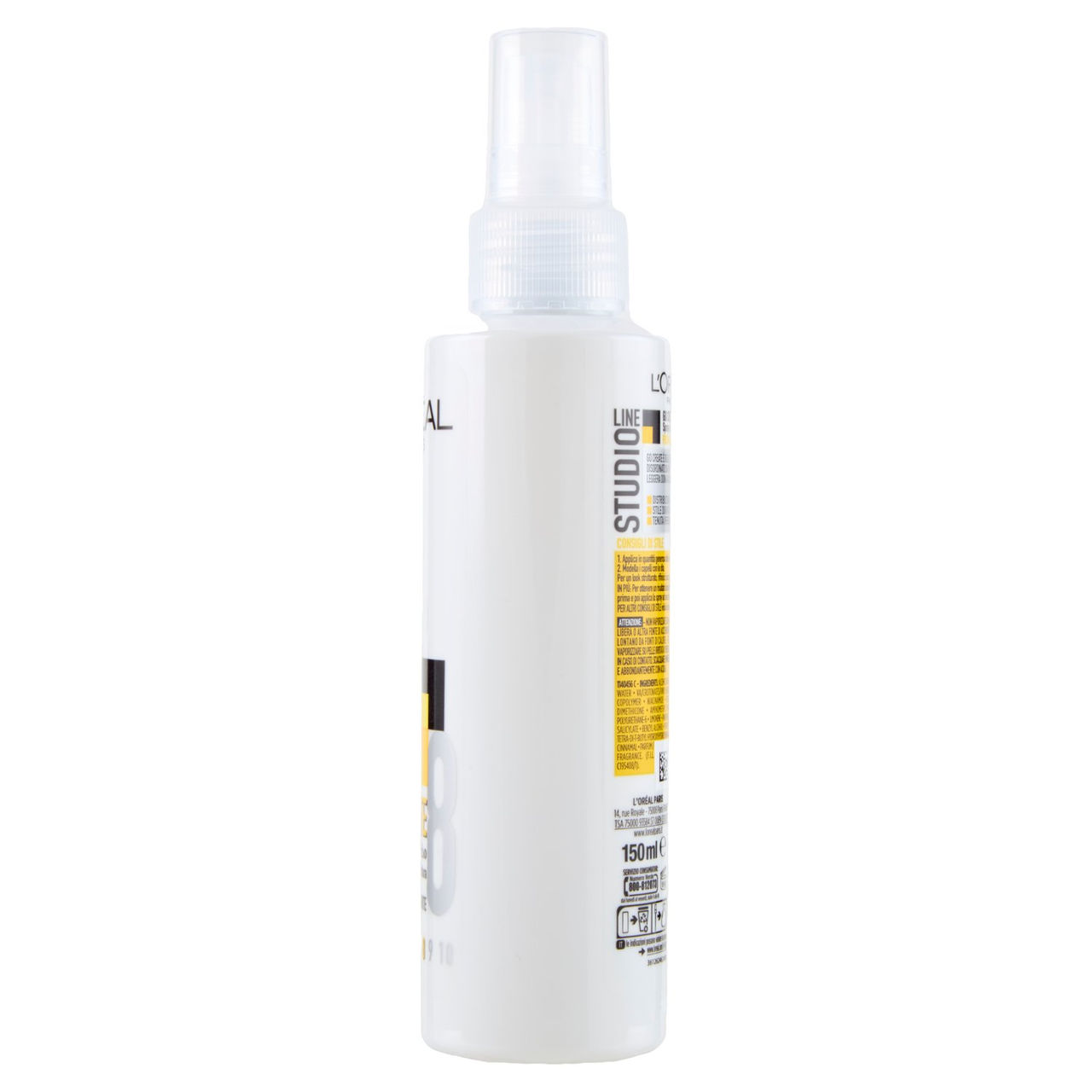 L'Oréal Paris Studio Line Go Create Spray ultra-preciso Fissaggio Iperforte, 150 ml
