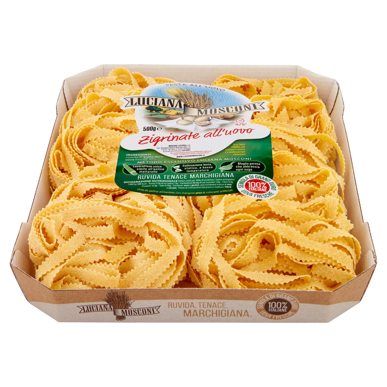 Luciana Mosconi Pasta all'Uovo Zigrinate all'uovo 500 g