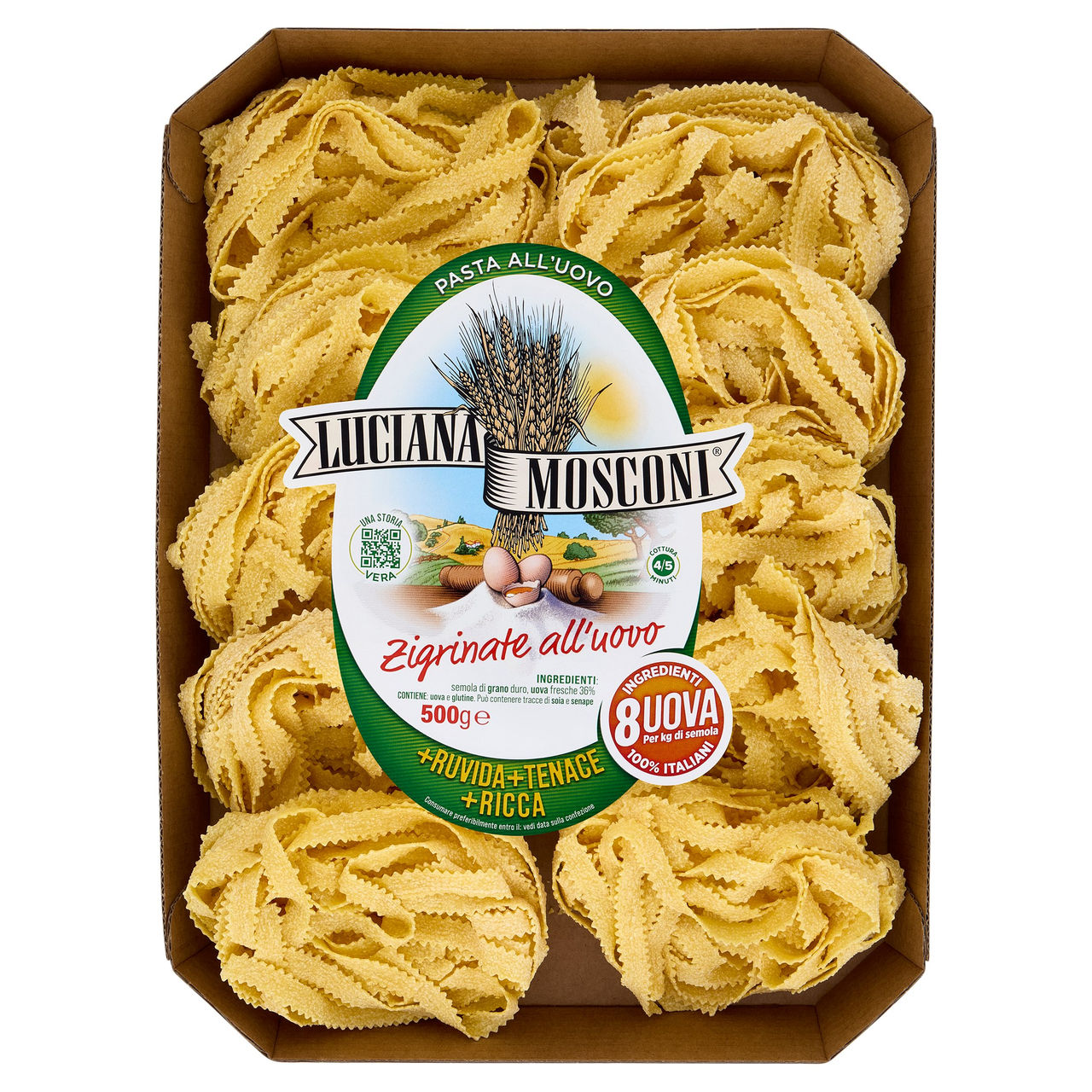 Luciana Mosconi Pasta all'Uovo Zigrinate all'uovo 500 g