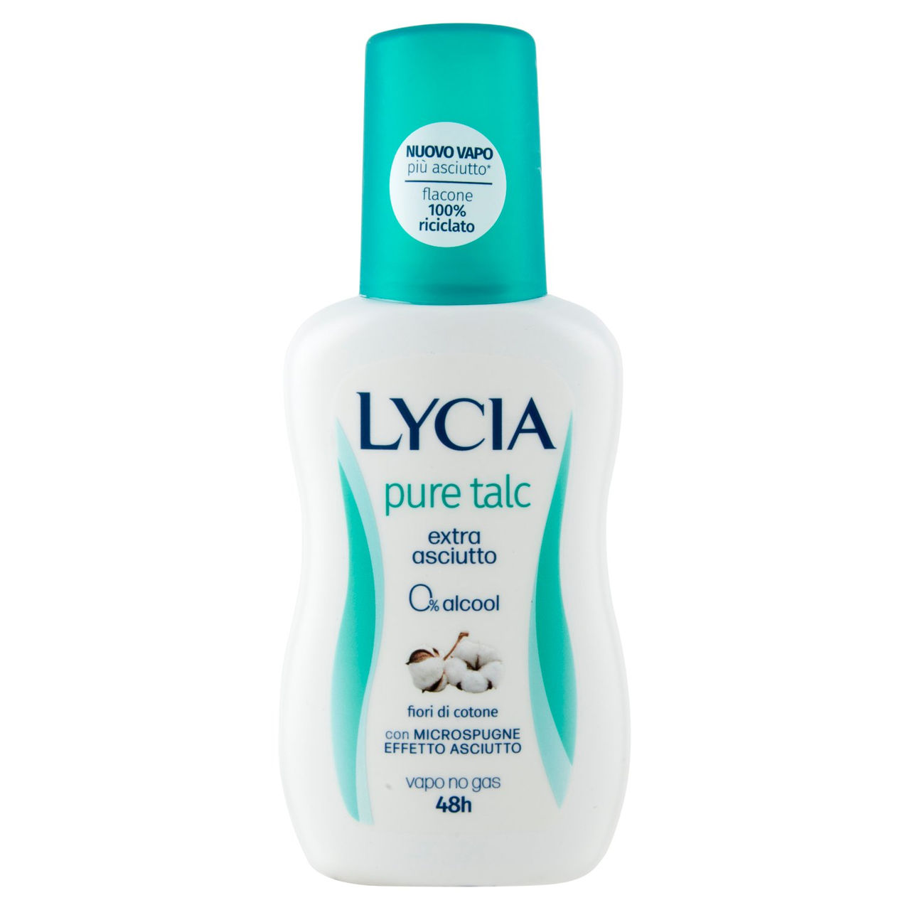 Lycia pure talc Deodorante Vapo fiori di cotone 75 ml