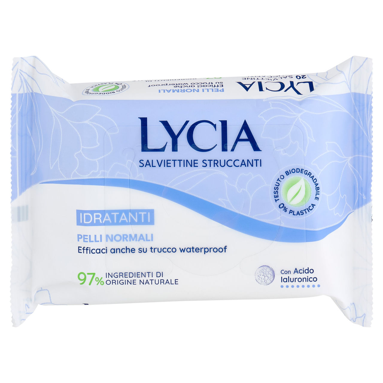 Lycia Salviettine Struccanti Idratanti Pelli Normali 20 pz