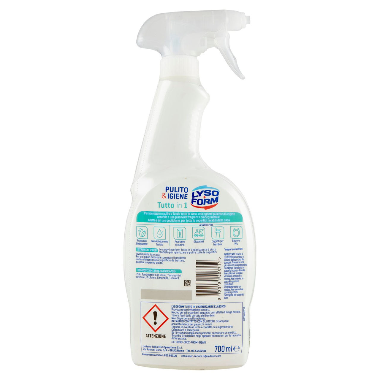 Lysoform Pulito & Igiene Tutto in 1 Classico 700 ml