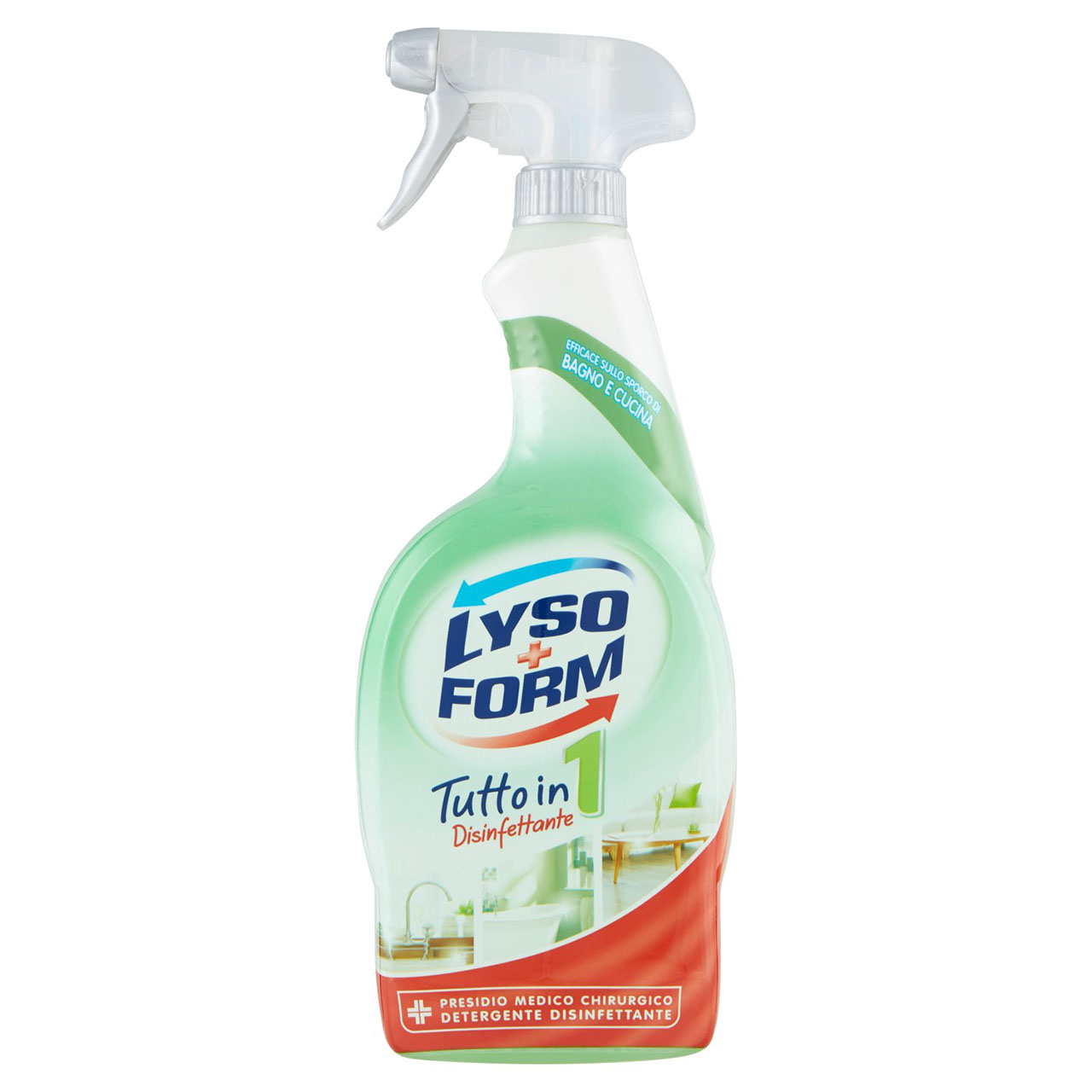 5 pz Lysoform Spray Tutto in 1 Disinfettante Efficace Sporco Bagno Cucina  750ml