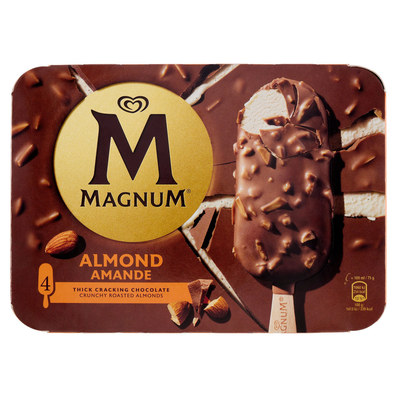Magnum Almond 4 x 75 g