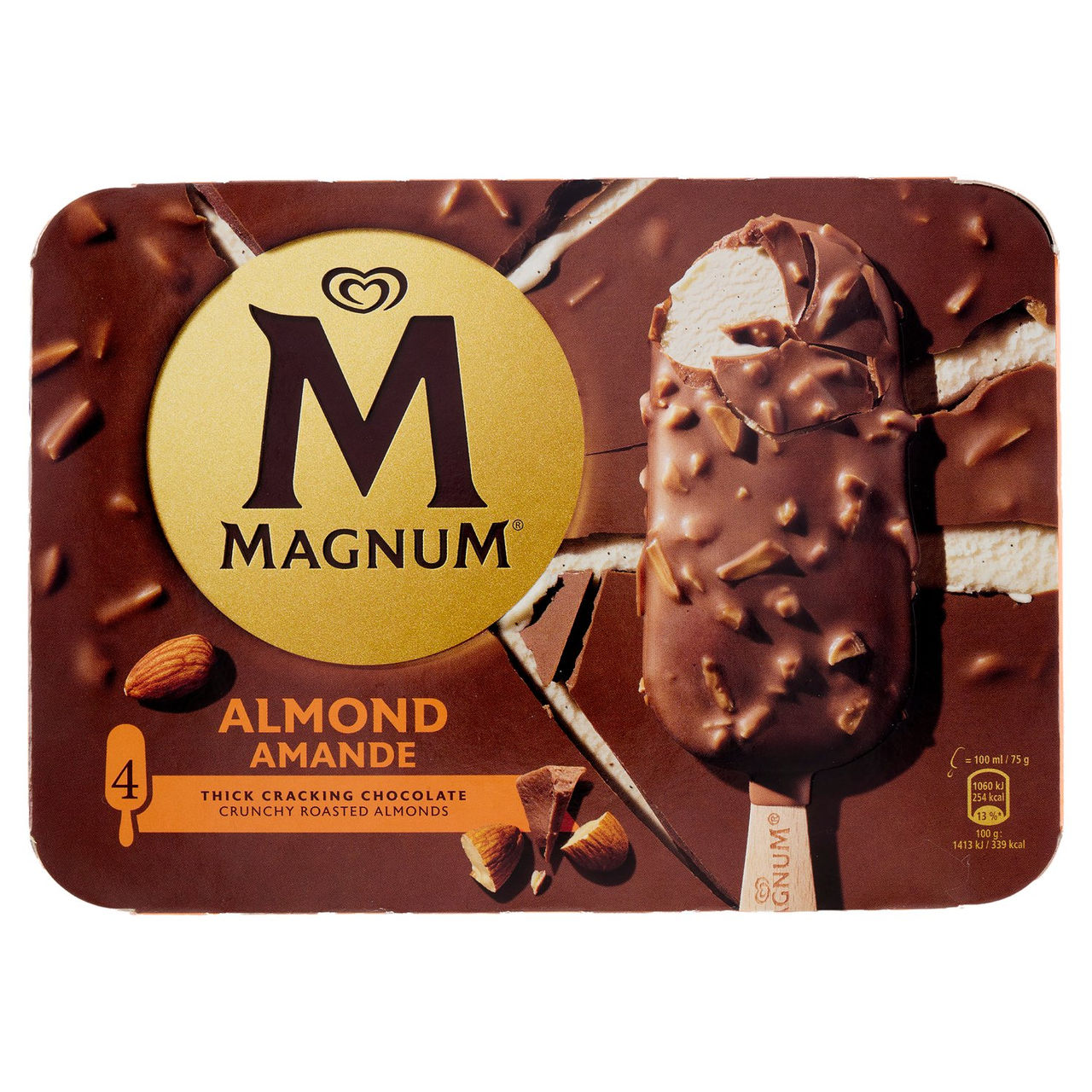 Magnum Almond 4 x 75 g