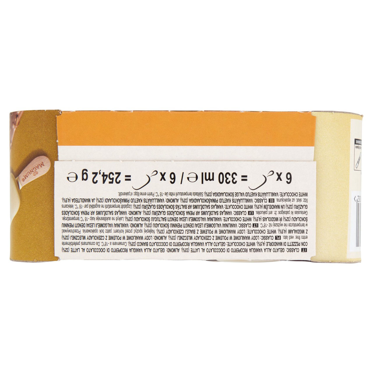 Magnum mini Classic, Almond, White Chocolate 6 Gelati 254,2 g