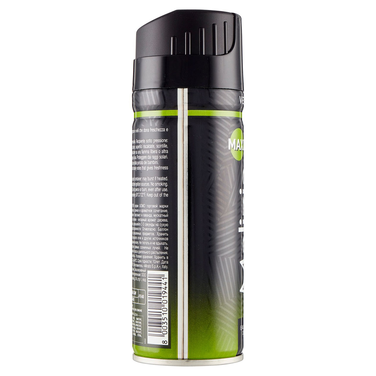 Malizia Uomo Vetyver Eau de Toilette Deodorant 175 mL