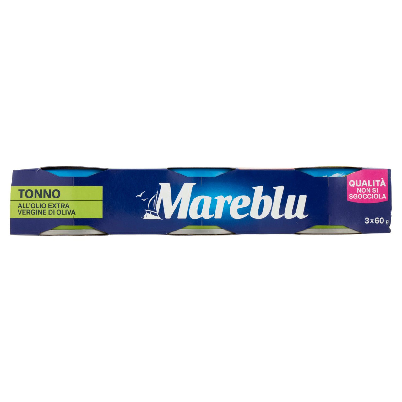 Mareblu Tonno all'Olio Extra Vergine di Oliva 3 x 60 g
