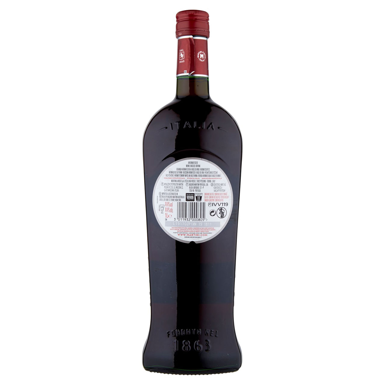 Martini l'Aperitivo Rosso 1 L in vendita online