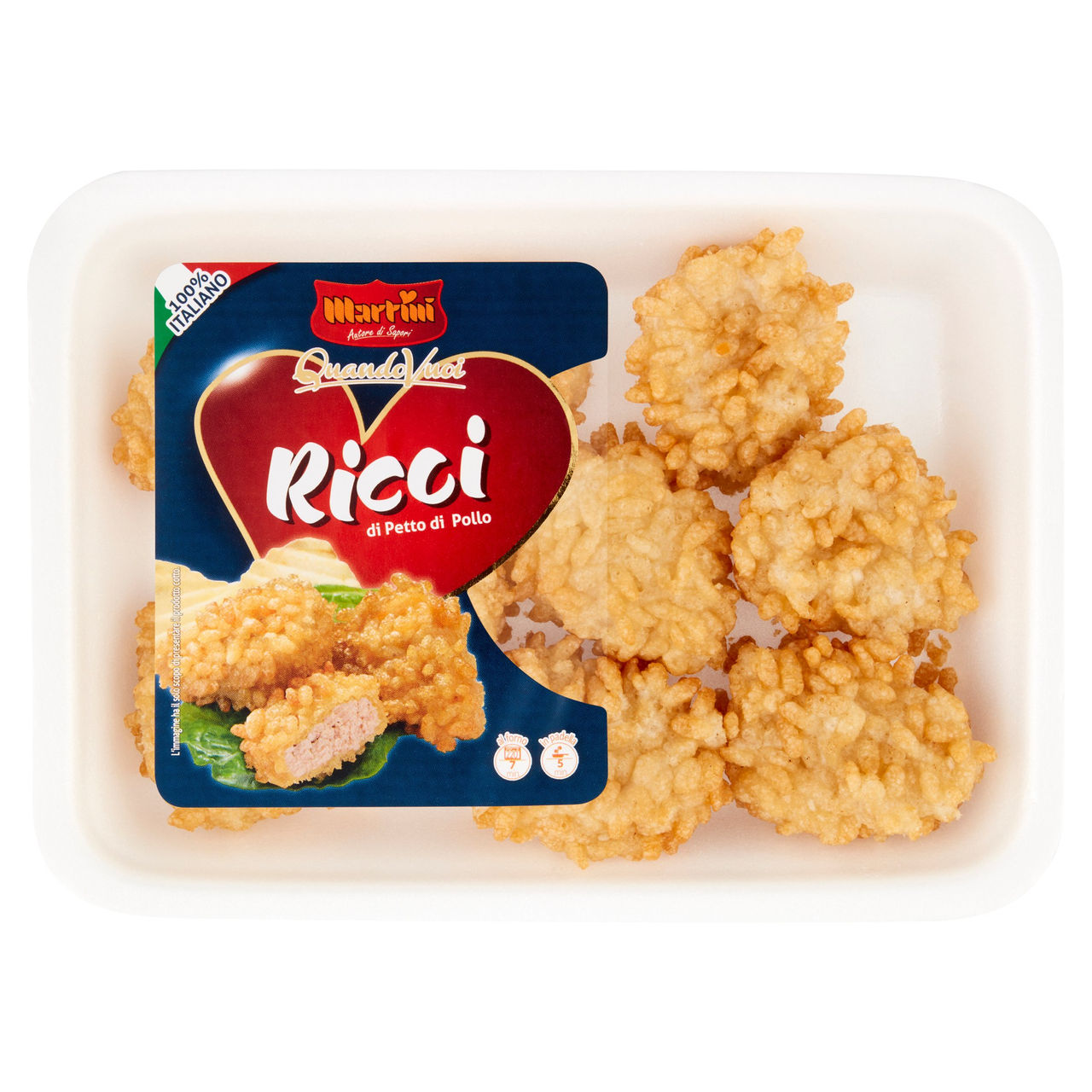 Martini QuandoVuoi Ricci di Petto di Pollo 0,250 kg