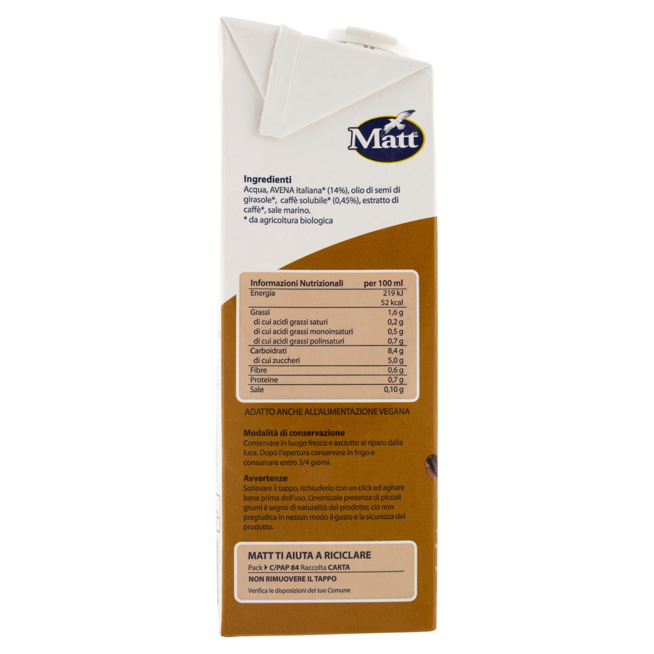 Matt Avena Caffè Bio 1 L