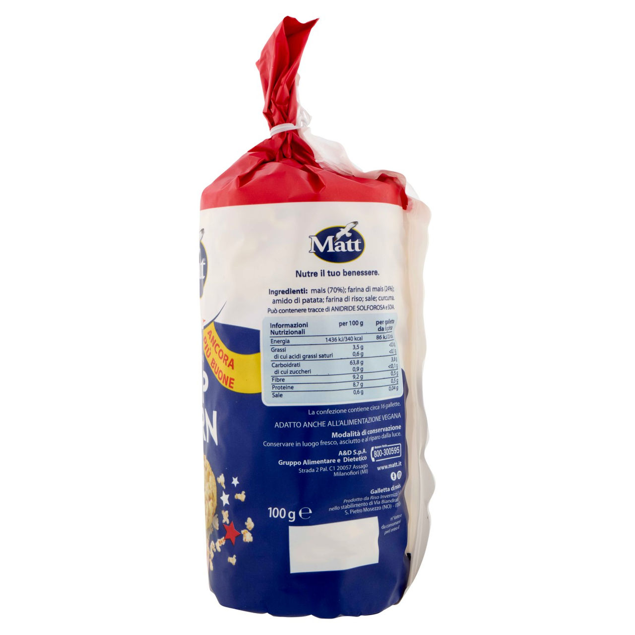 Matt le Pop Corn 100 g