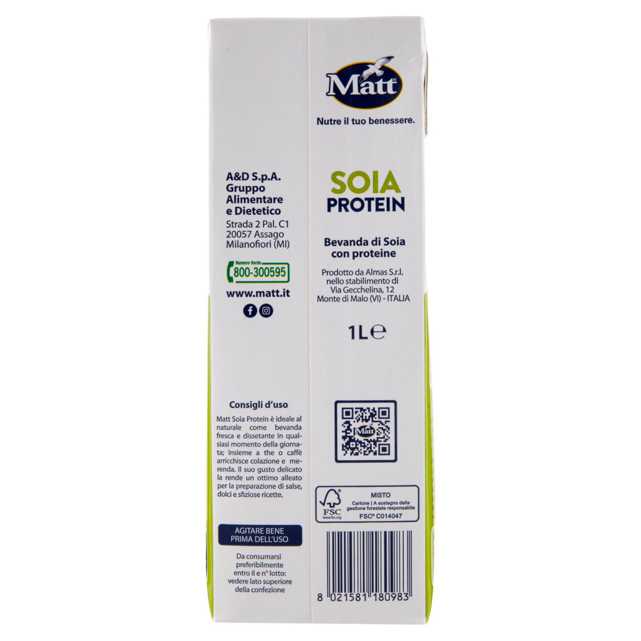 Matt Soia Protein Barista 1 L