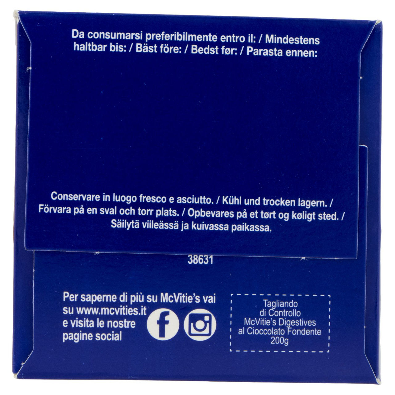McVitie's Digestives Dark Chocolate 200 g