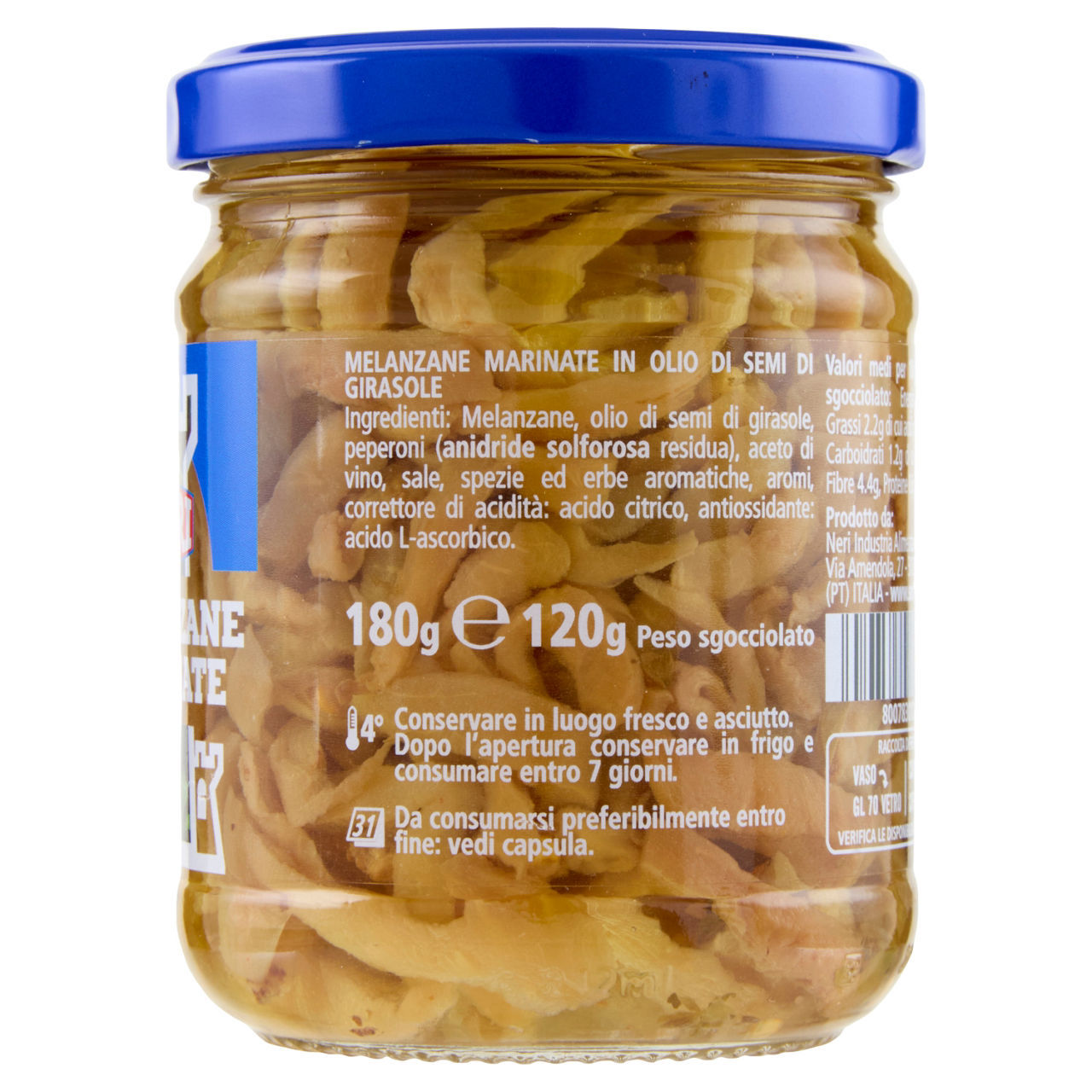 Melanzane marinate Neri  180 g