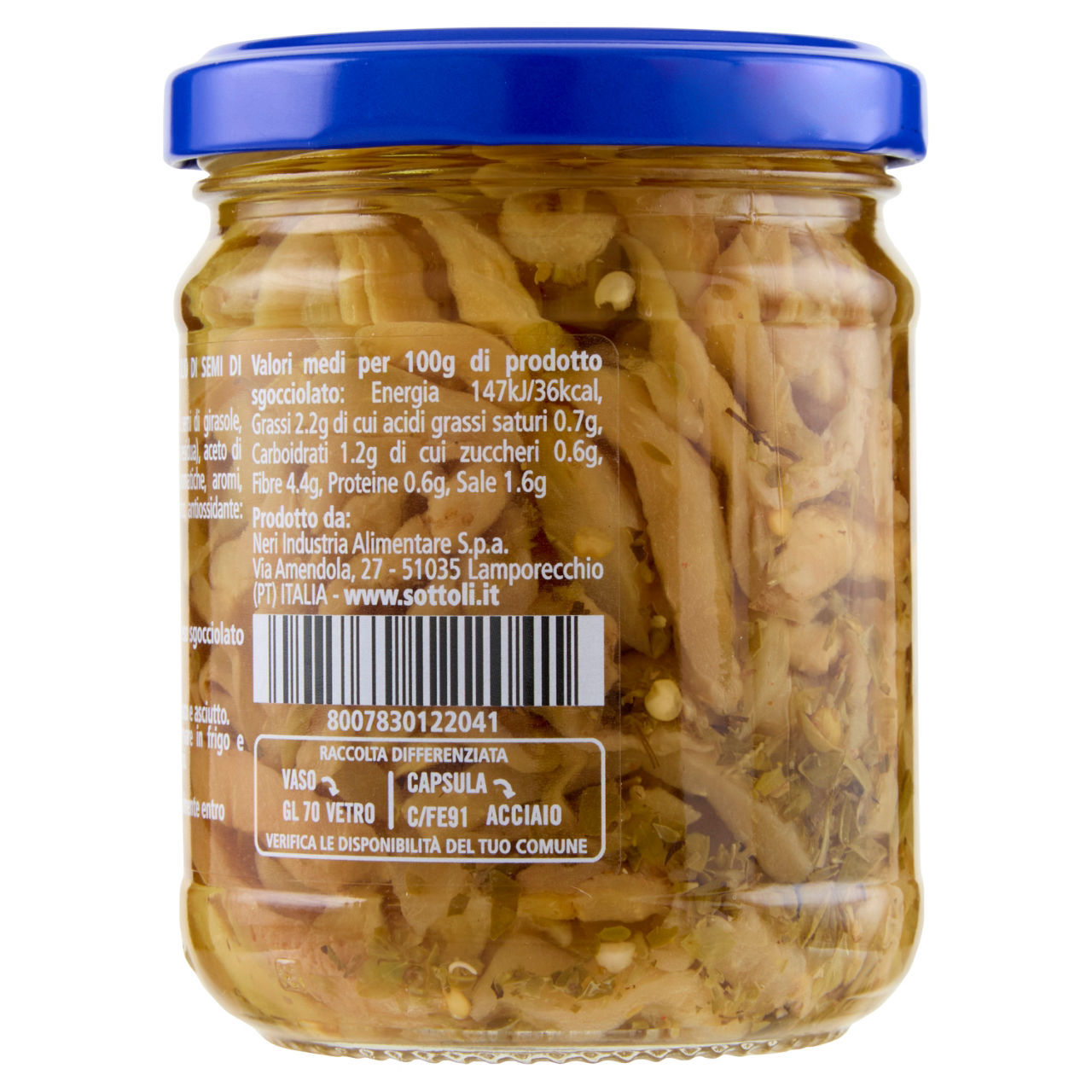 Melanzane marinate Neri  180 g