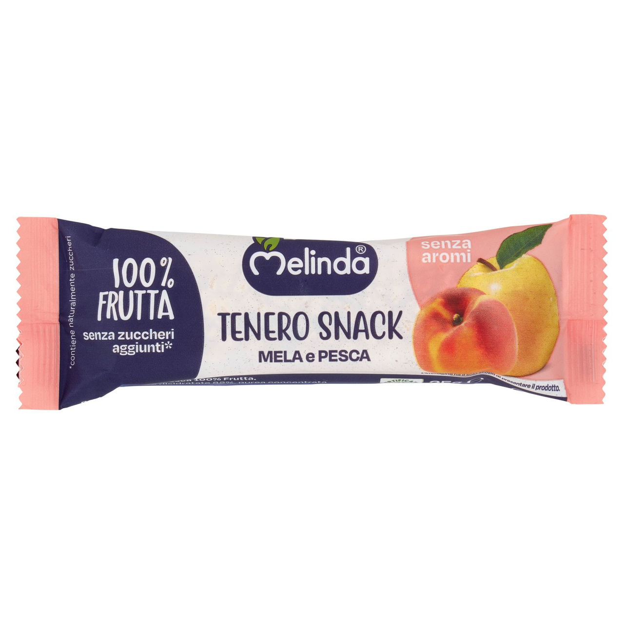 Melinda Tenero Snack Mela e Pesca 25 g