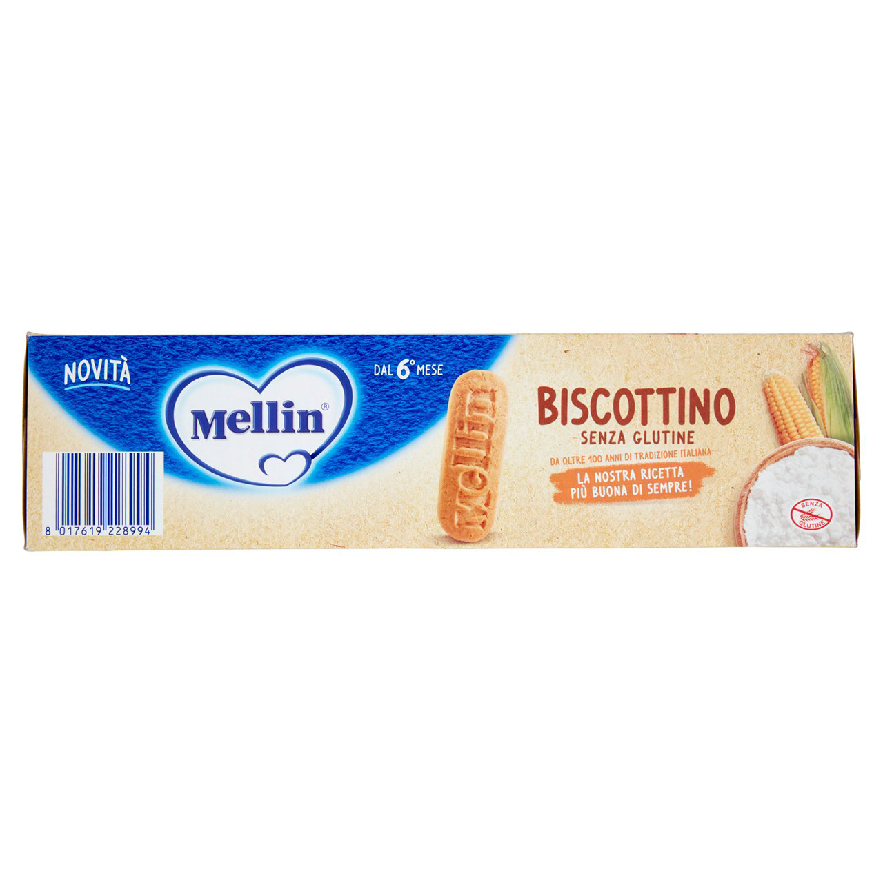 Mellin Biscottino Senza Glutine 2 x 250 g