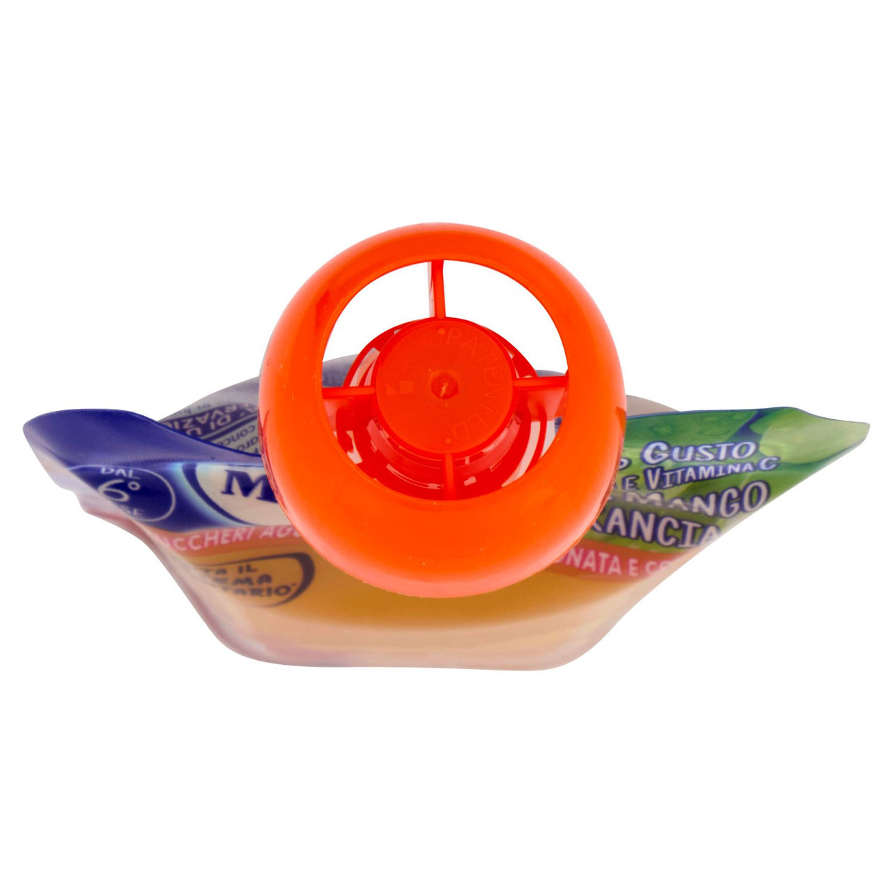 MELLIN Merenda di Frutta 100% con Carota, Arancia e Mango, a partire dal 6° mese, Pouch 90 g