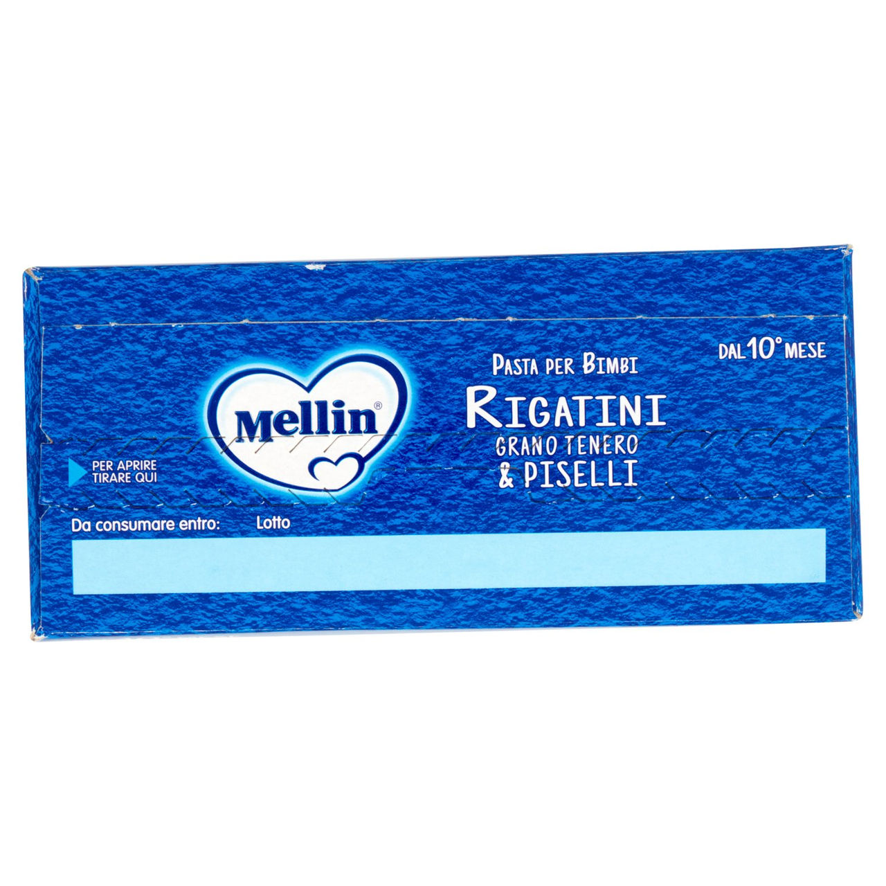 MELLIN Pastina Rigatini con Grano Tenero e Piselli 280 g