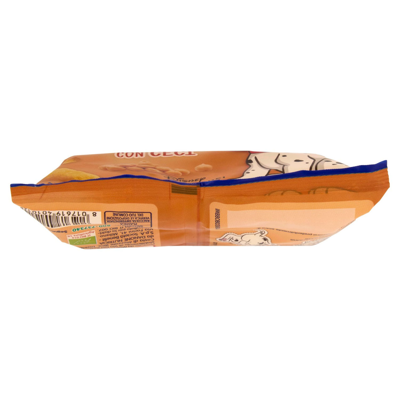 MELLIN Pouff con Ceci, Disney LaCaricaDei101, Snack Biologico, Senza Glutine, adatto dai 12 mesi 20g