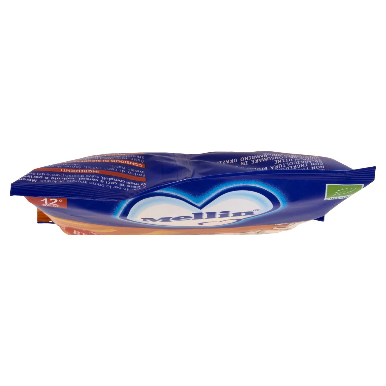 MELLIN Pouff con Ceci, Disney LaCaricaDei101, Snack Biologico, Senza Glutine, adatto dai 12 mesi 20g