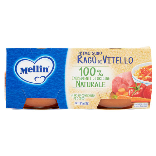 Mellin Primo Sugo Ragù di Vitello 2 x 80 g