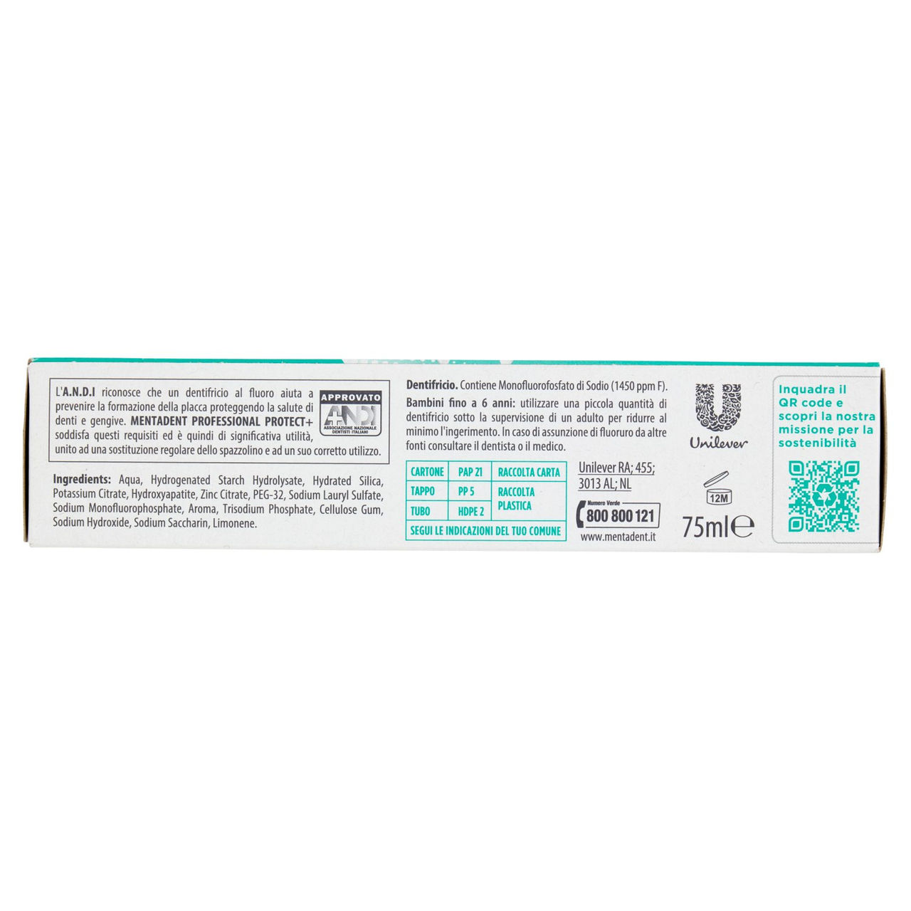Mentadent Professional Protect  Carie 75 ml