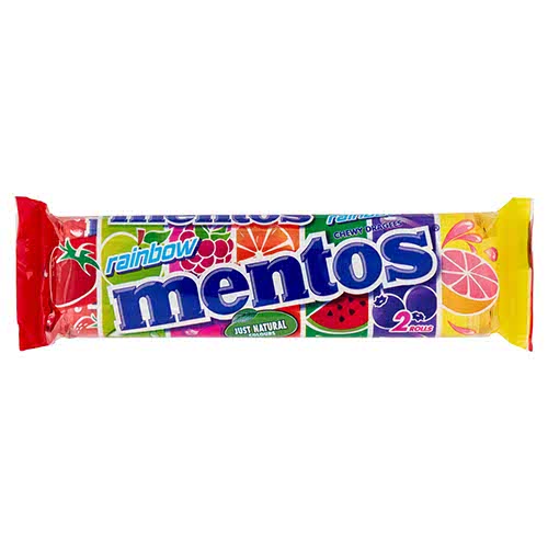 Mentos Chewy Dragees rainbow 2 x 37,5 g