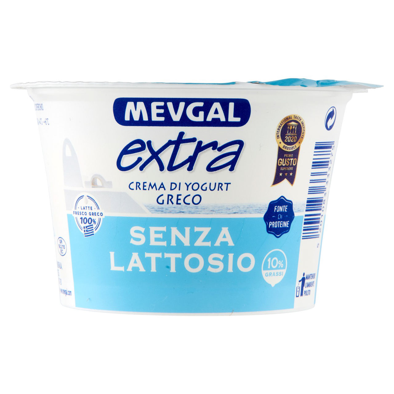 Mevgal extra Crema di Yogurt Greco Senza Lattosio 10% Grassi 150 g