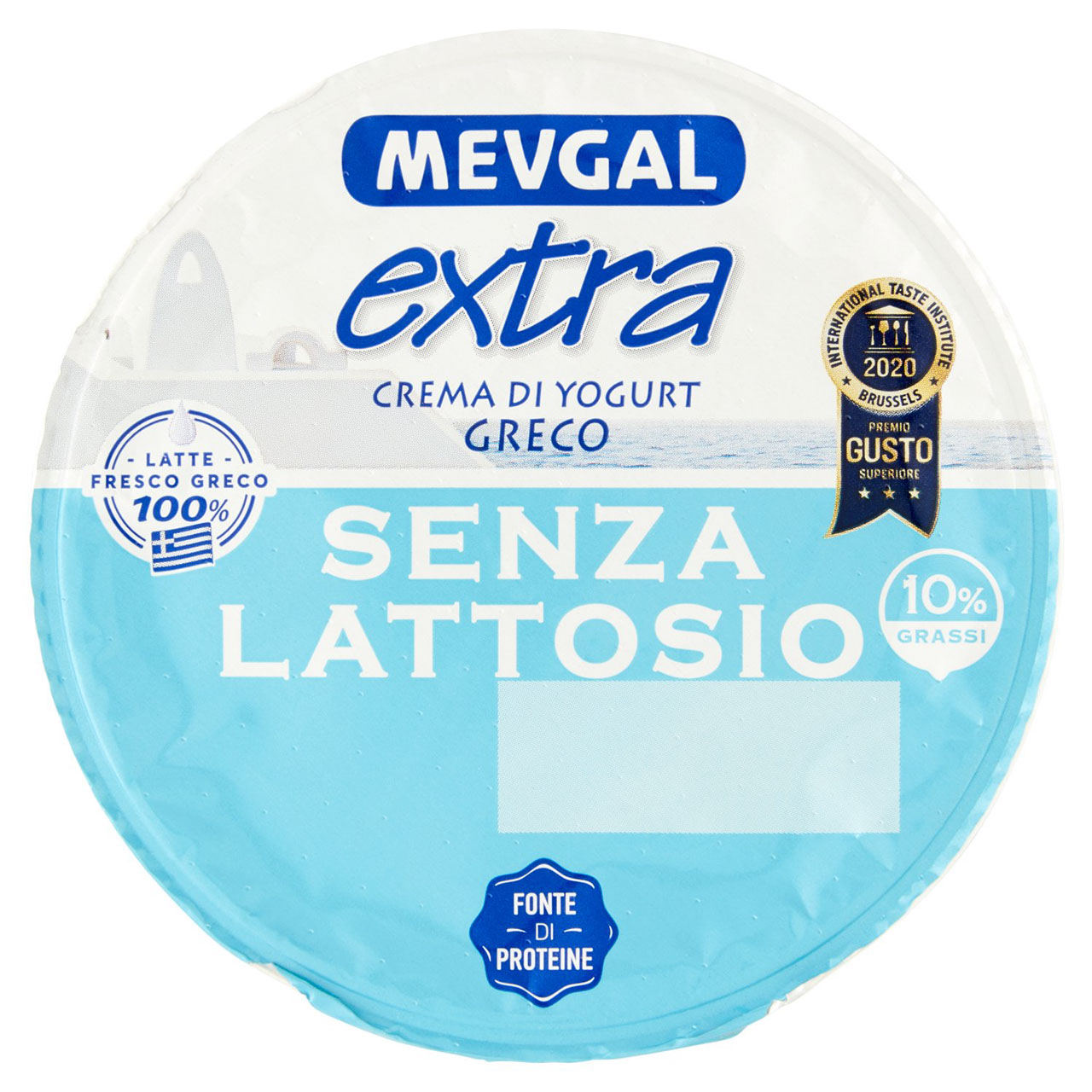 Mevgal extra Crema di Yogurt Greco Senza Lattosio 10% Grassi 150 g