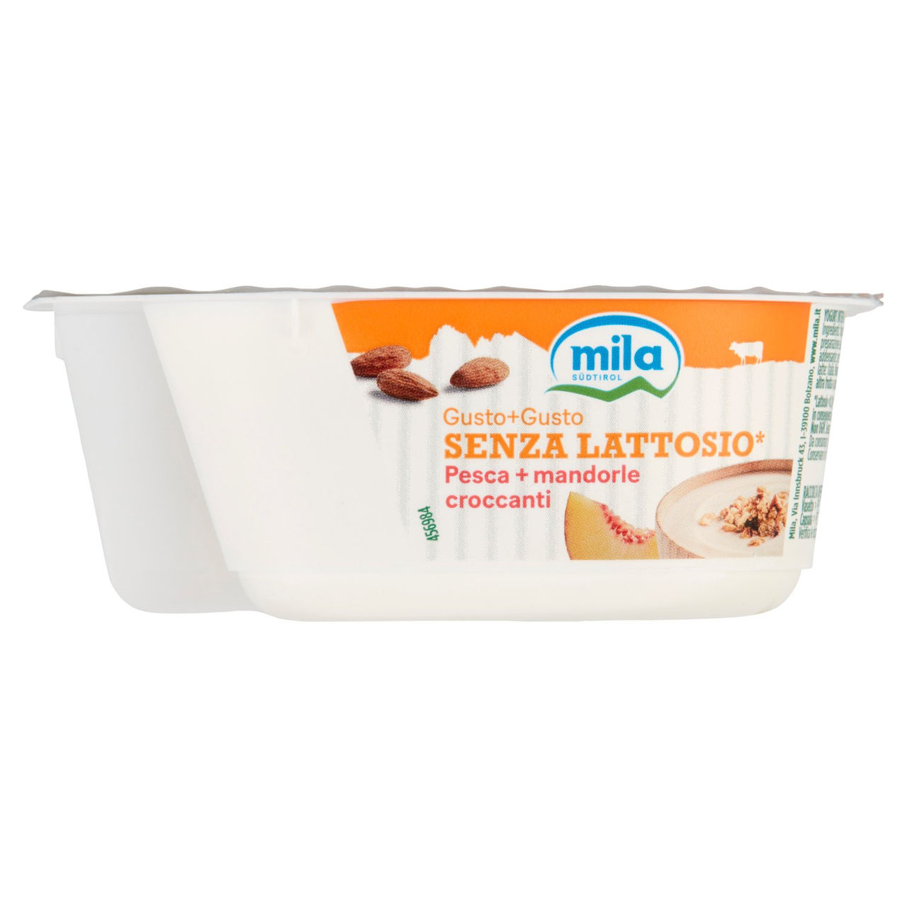 mila Gusto Gusto Senza Lattosio* Pesca   mandorle croccanti 150 g