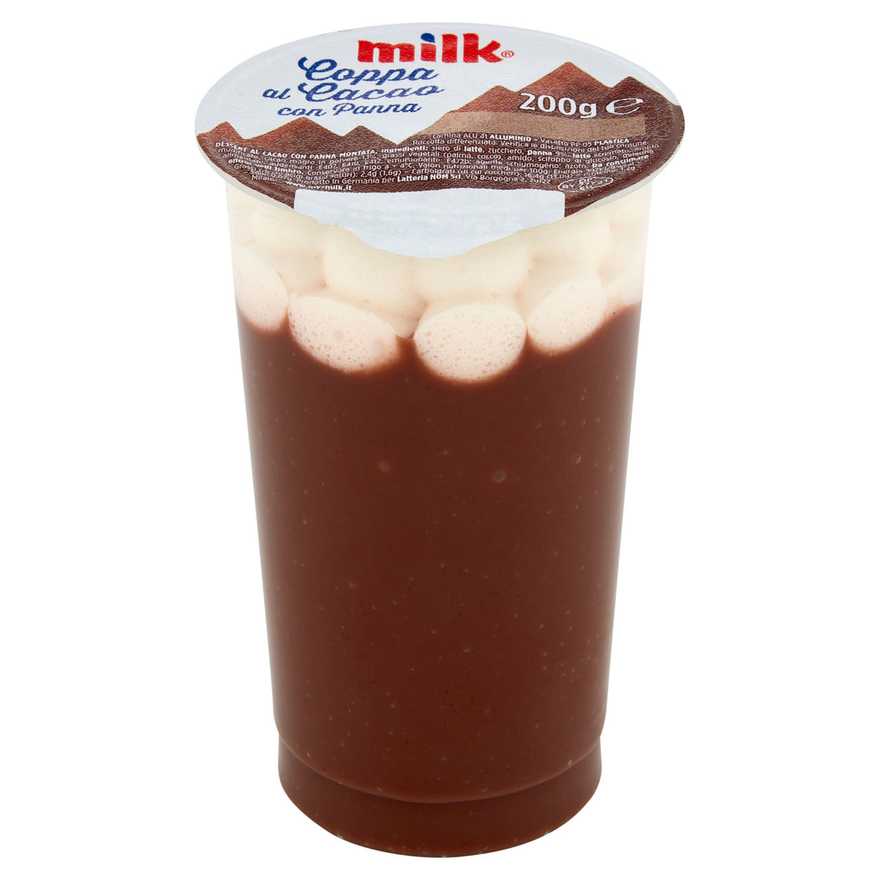 Milk Coppa al Cacao con Panna 200 g
