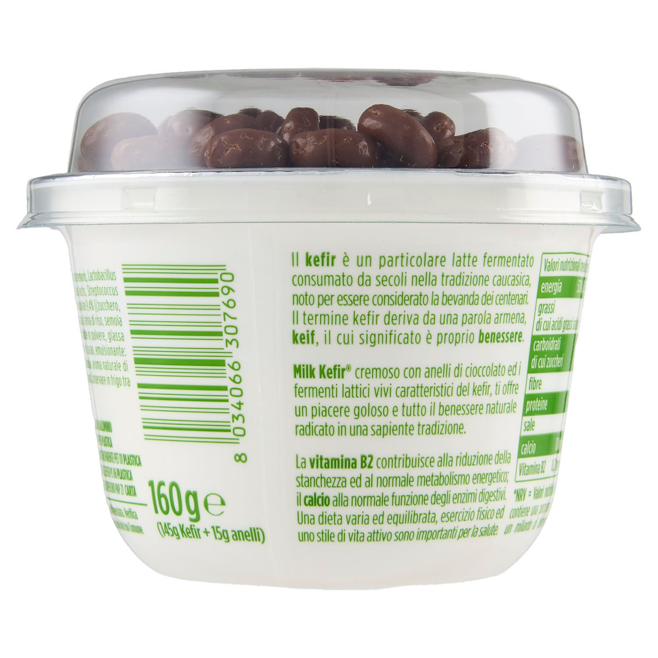 milk Kefir Anelli di Cioccolato 160 g