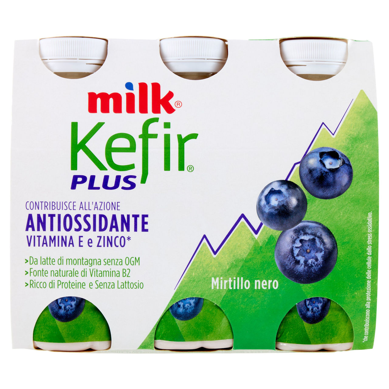 Milk Kefir Plus Antiossidante Mirtillo nero 6 x 100 g