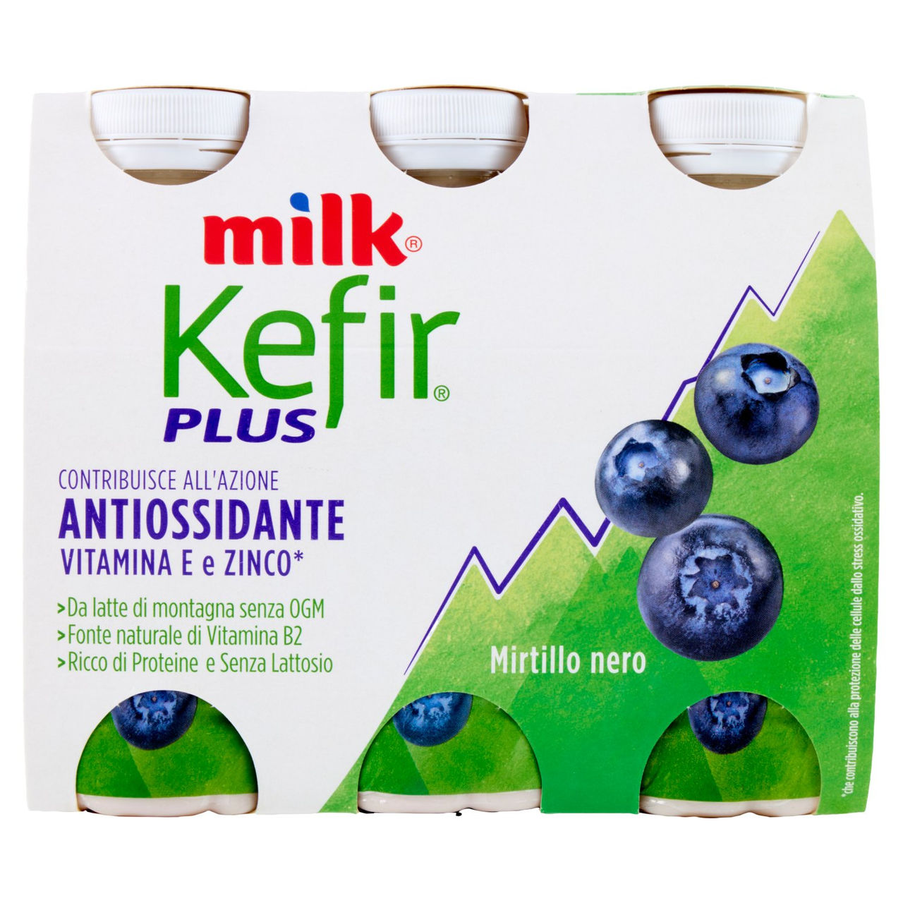 Milk Kefir Plus Antiossidante Mirtillo nero 6 x 100 g