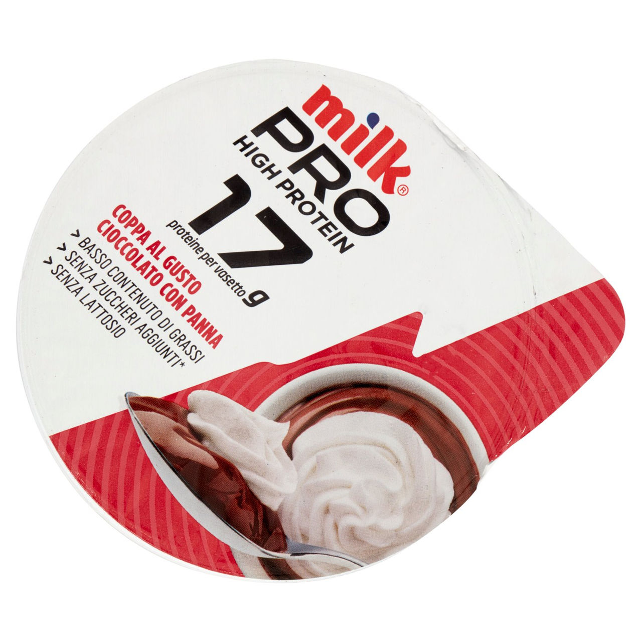 Milk Pro High Protein 17g Coppa al gusto Cioccolato con Panna 170 g