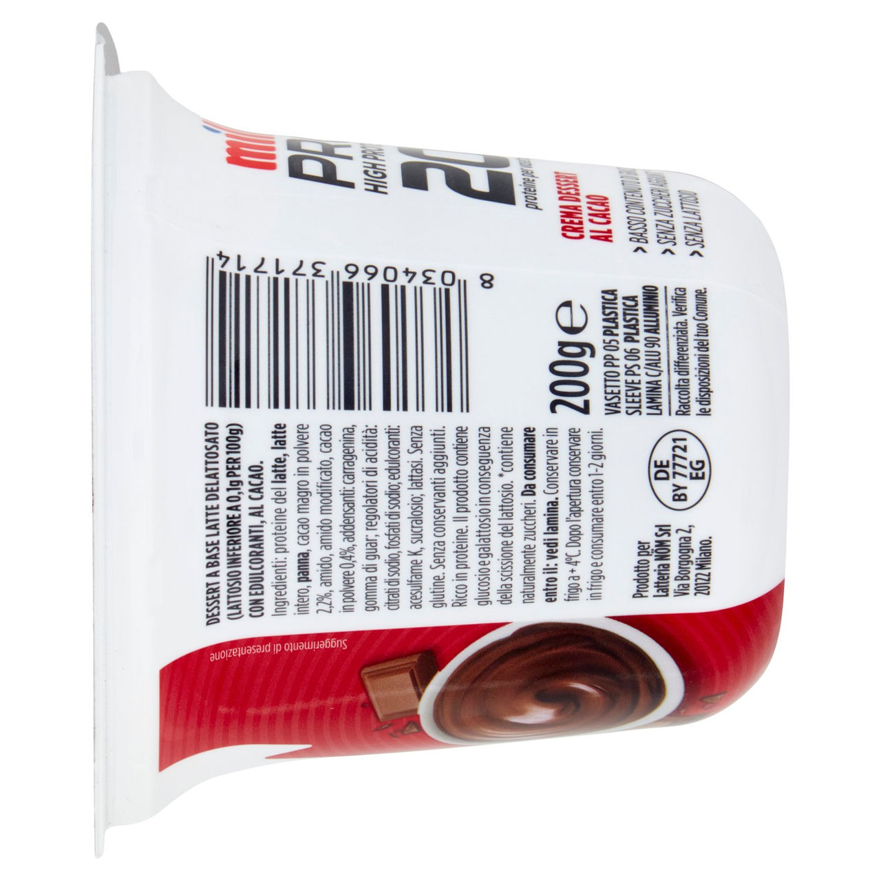Milk Pro High Protein 20g Crema Dessert al Cacao 200 g