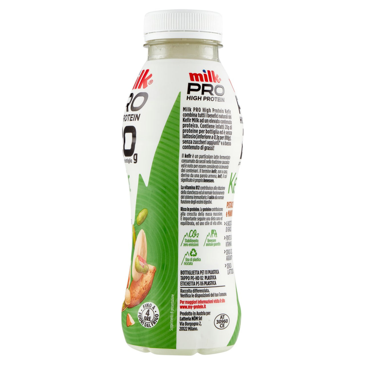 Milk Pro High Protein 20g Kefir Pistacchio e Mandorla 310 g
