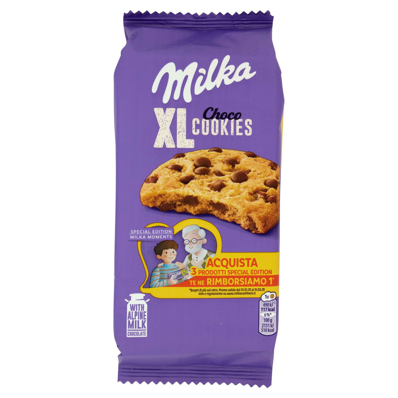 Milka Cookies XL 184 g